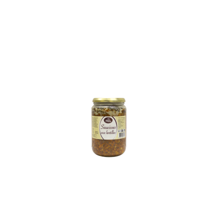 SAUCISSES AUX LENTILLES BOCAL 72CL
